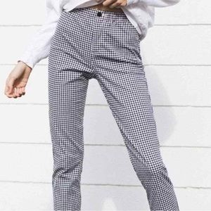 Black and white checkered brandy pants!